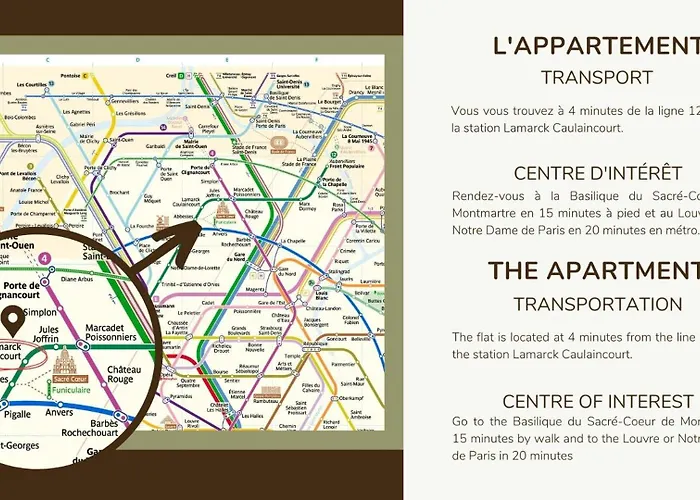 Lovelyappartment-oldmontmartre アパート *